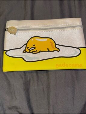 ipsy Gudetama Yellow & White Cosmetic Pouch